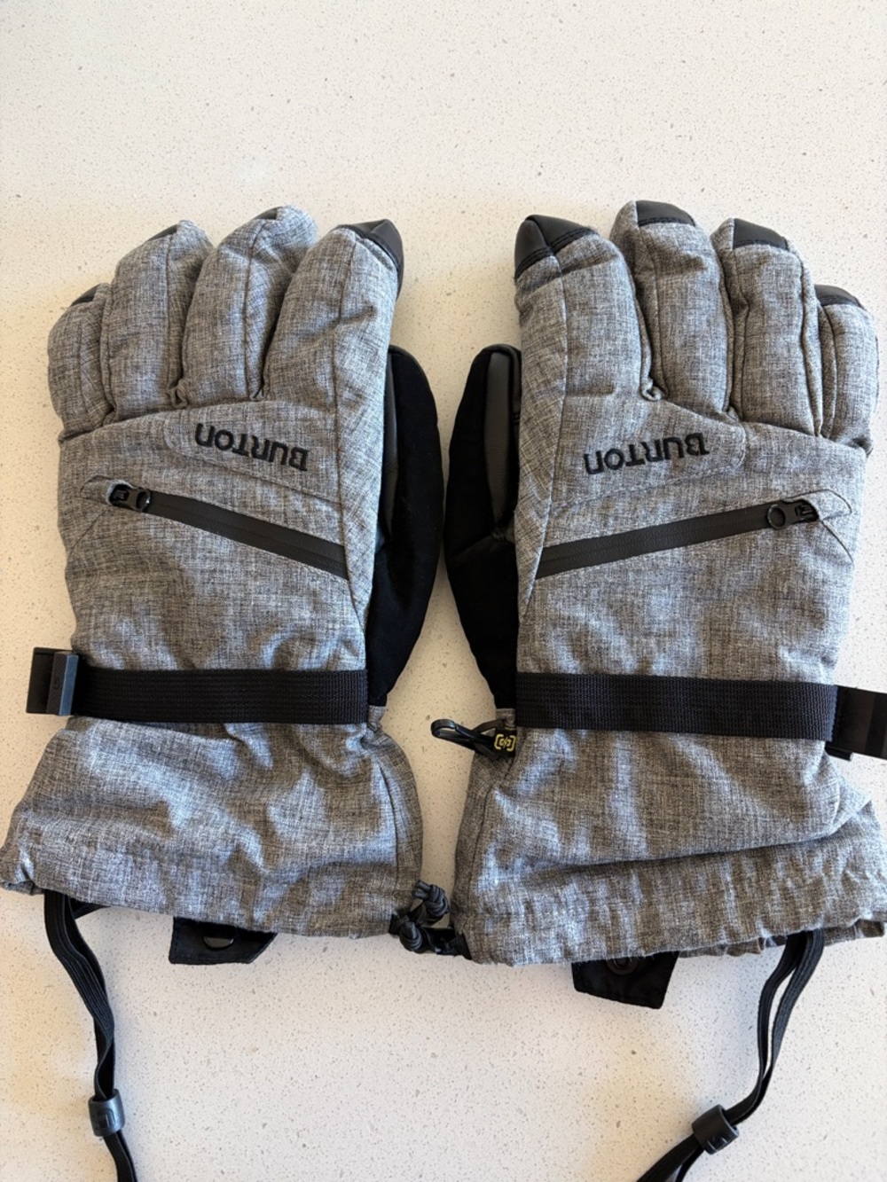 Burton Heather Gray Winter Gore-Tex Winter Gloves